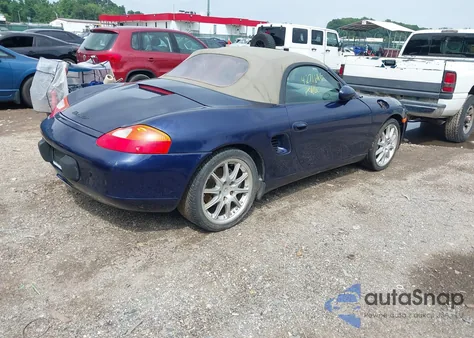2001 Porsche Boxster из США, поврежденный, VIN WP0CA29801S620576